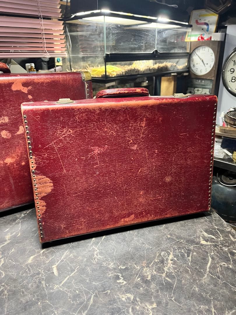 トランクケース ヴィンテージ レトロ スーツケース トランクボックス 2個セット
