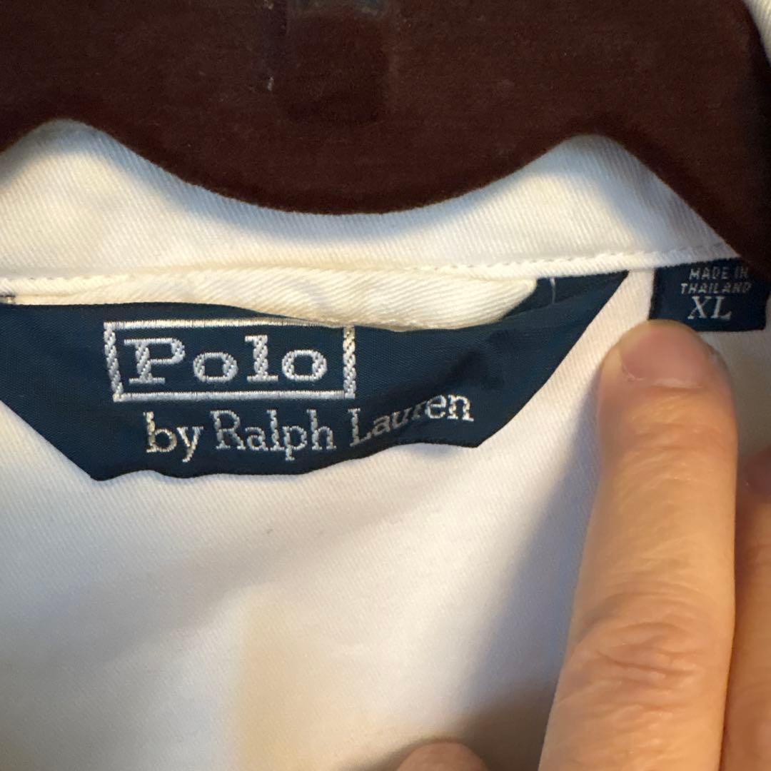ポロ ラルフローレン スイングトップ　ホワイト　白　XL ネイティブ