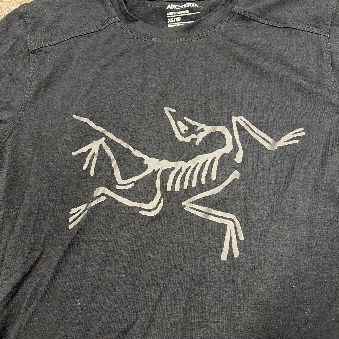 ARC'TERYX ブラック Tシャツ カエルデザイン