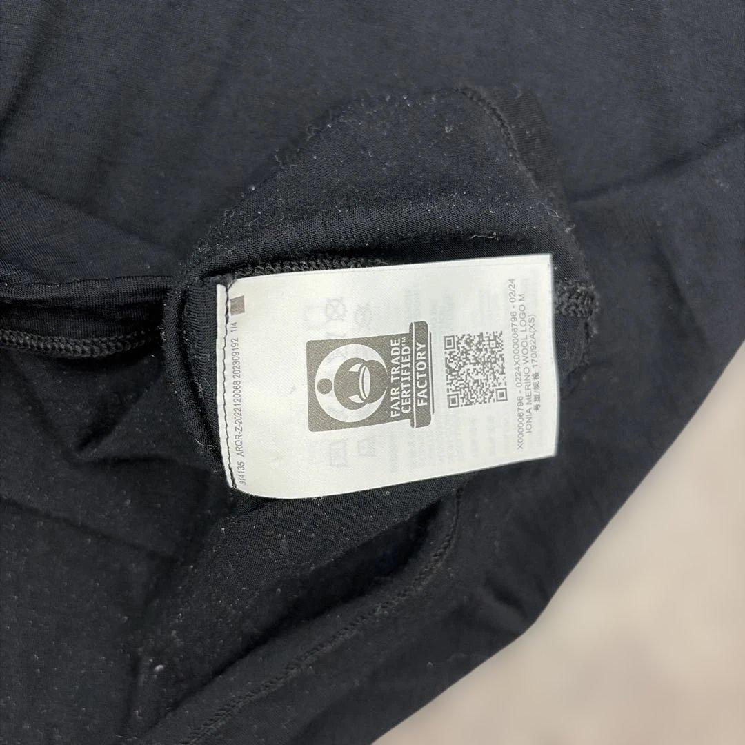 ARC'TERYX ブラック Tシャツ カエルデザイン