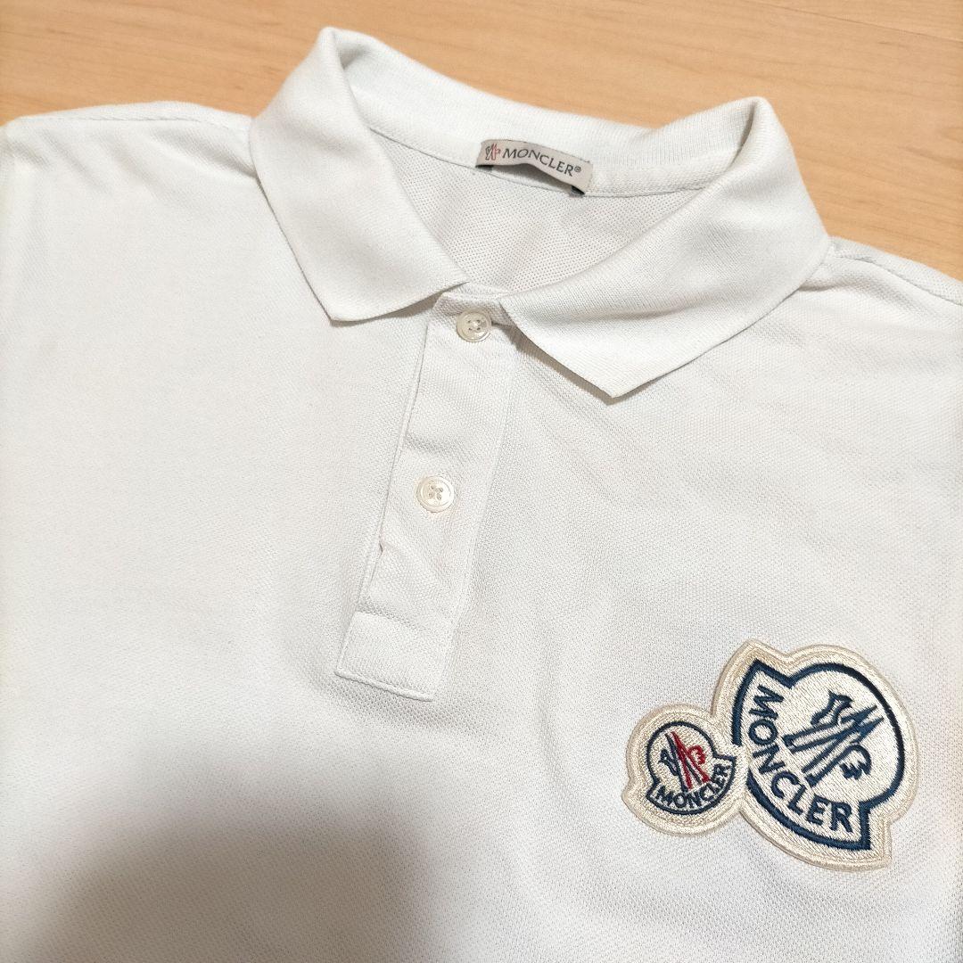 MONCLER モンクレール　ダブルロゴ ポロシャツ XS