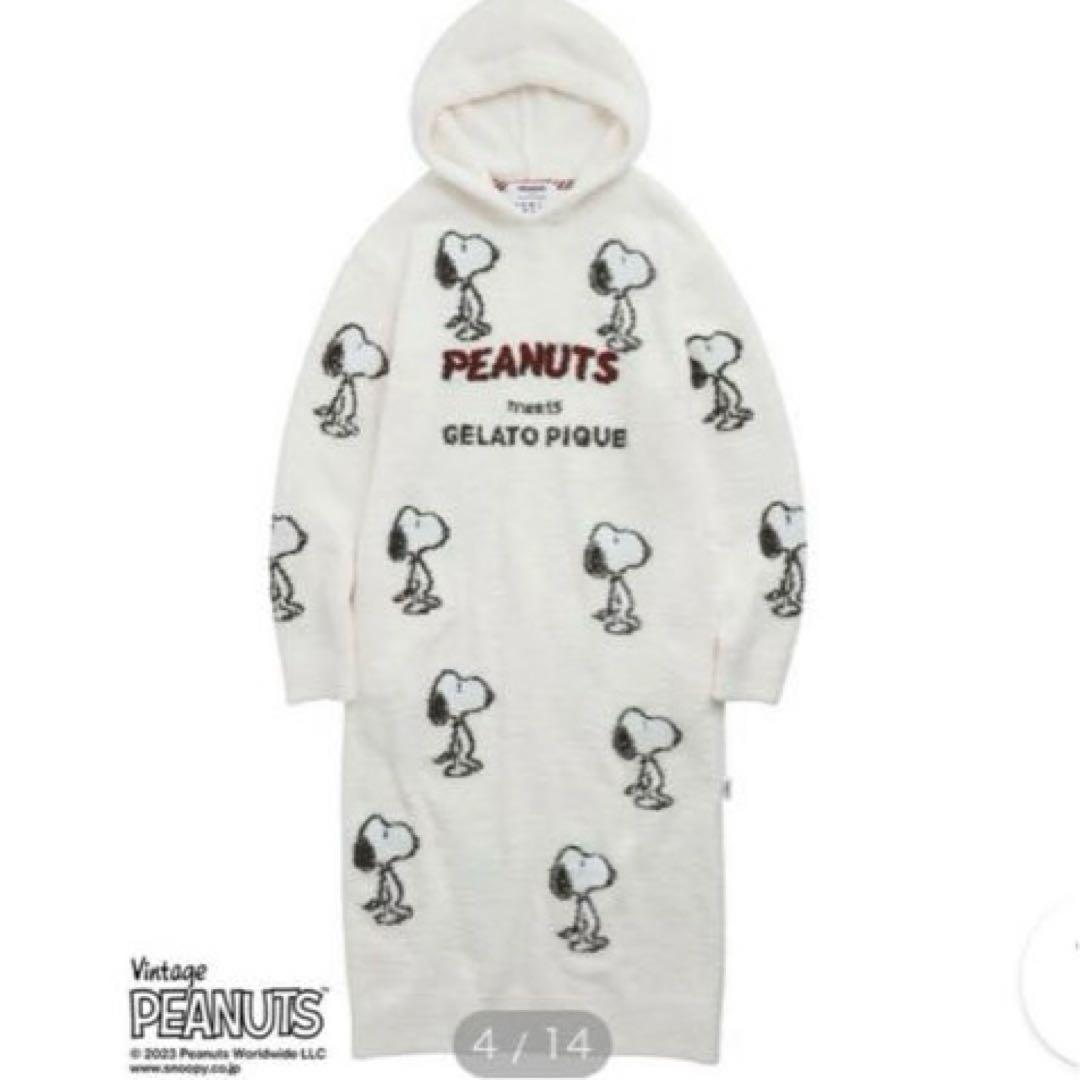 【新品】ジェラートピケ ジャガーワンピース スヌーピー