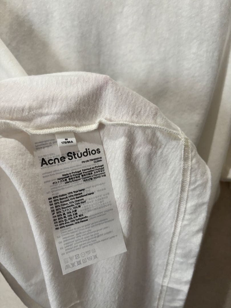 ACNE STUDIOS ハート プリント Tシャツ オプティックホワイトM