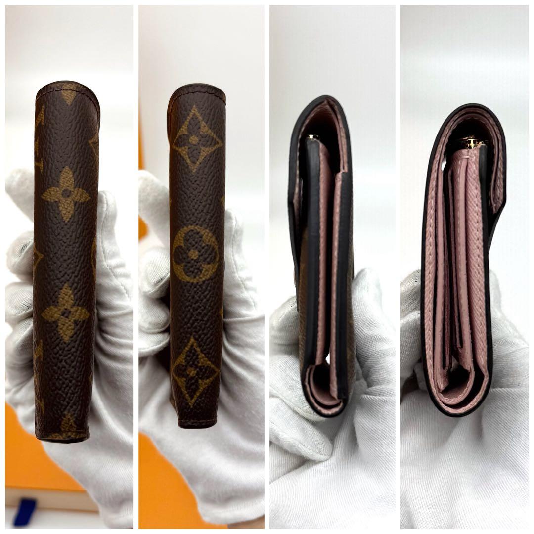 ルイヴィトン モノグラム ポルトフォイユヴィクトリーヌ ローズバレリーヌ ピンク