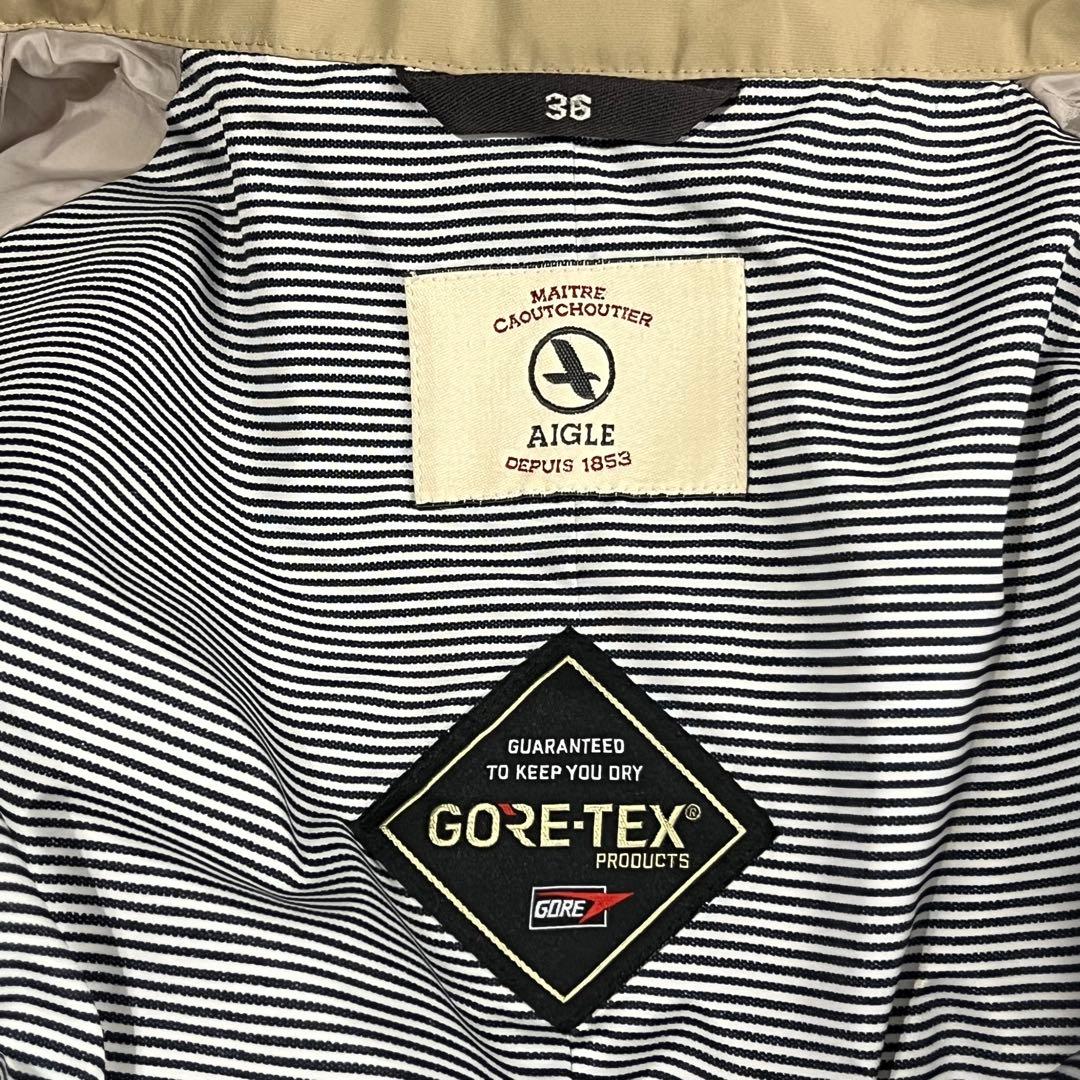AIGLE（エーグル）GORE-TEX トレンチコート　レディース36 送料込