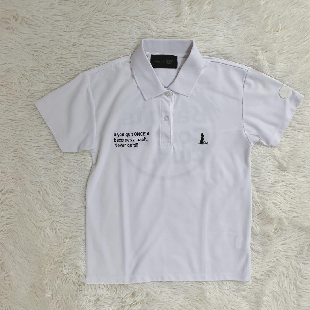 FR2ゴルフ　エフアールツー  Rabbit Logo ポロシャツ　半袖　S