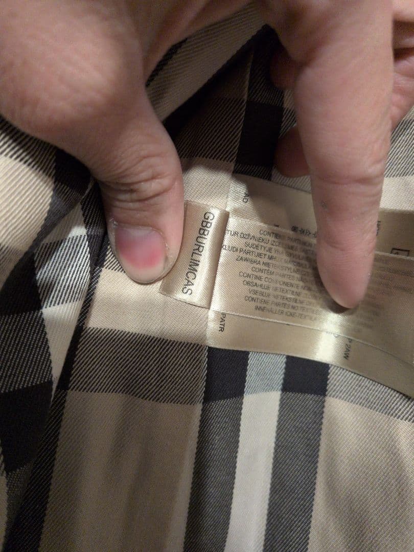 BURBERRY バーバリー　トレンチ　ブラック　トレンチコート　ノバチェック