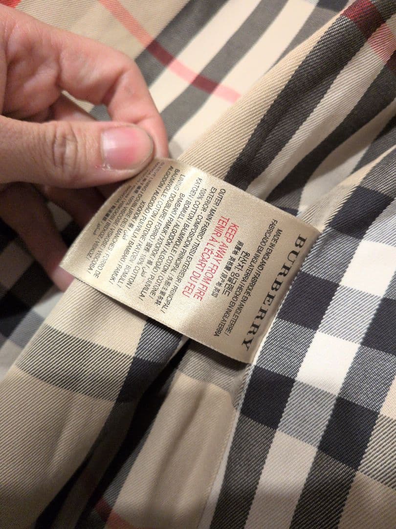 BURBERRY バーバリー　トレンチ　ブラック　トレンチコート　ノバチェック