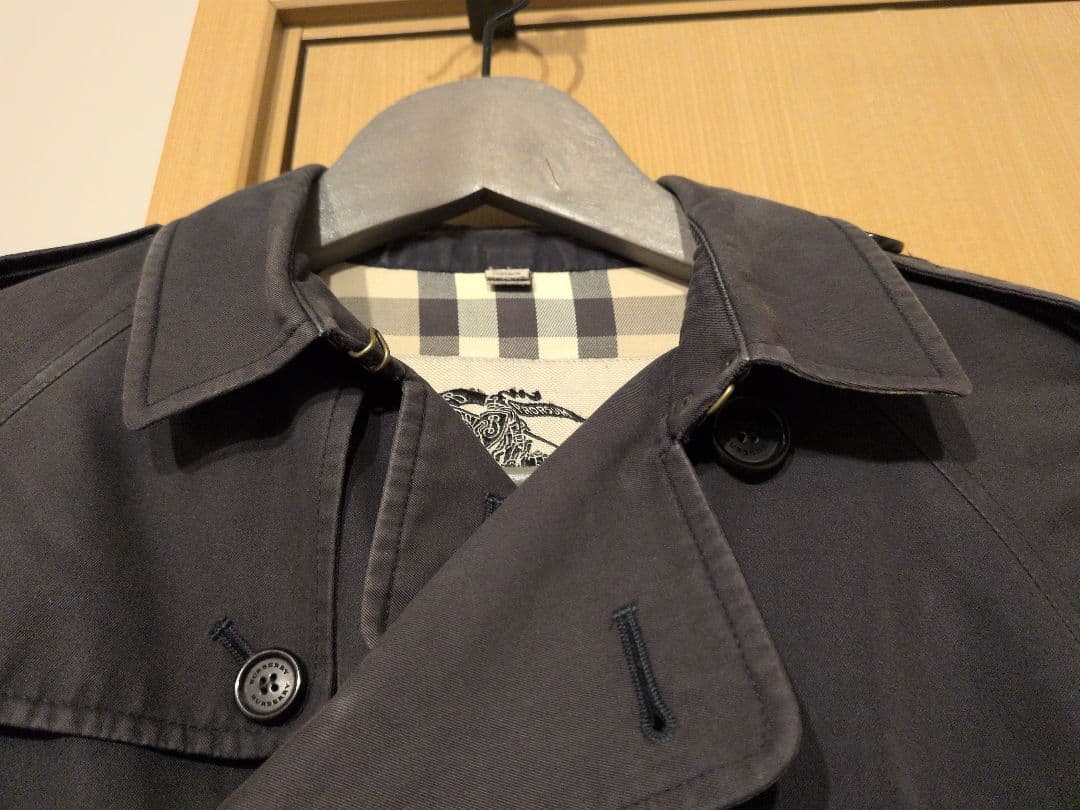 BURBERRY バーバリー　トレンチ　ブラック　トレンチコート　ノバチェック