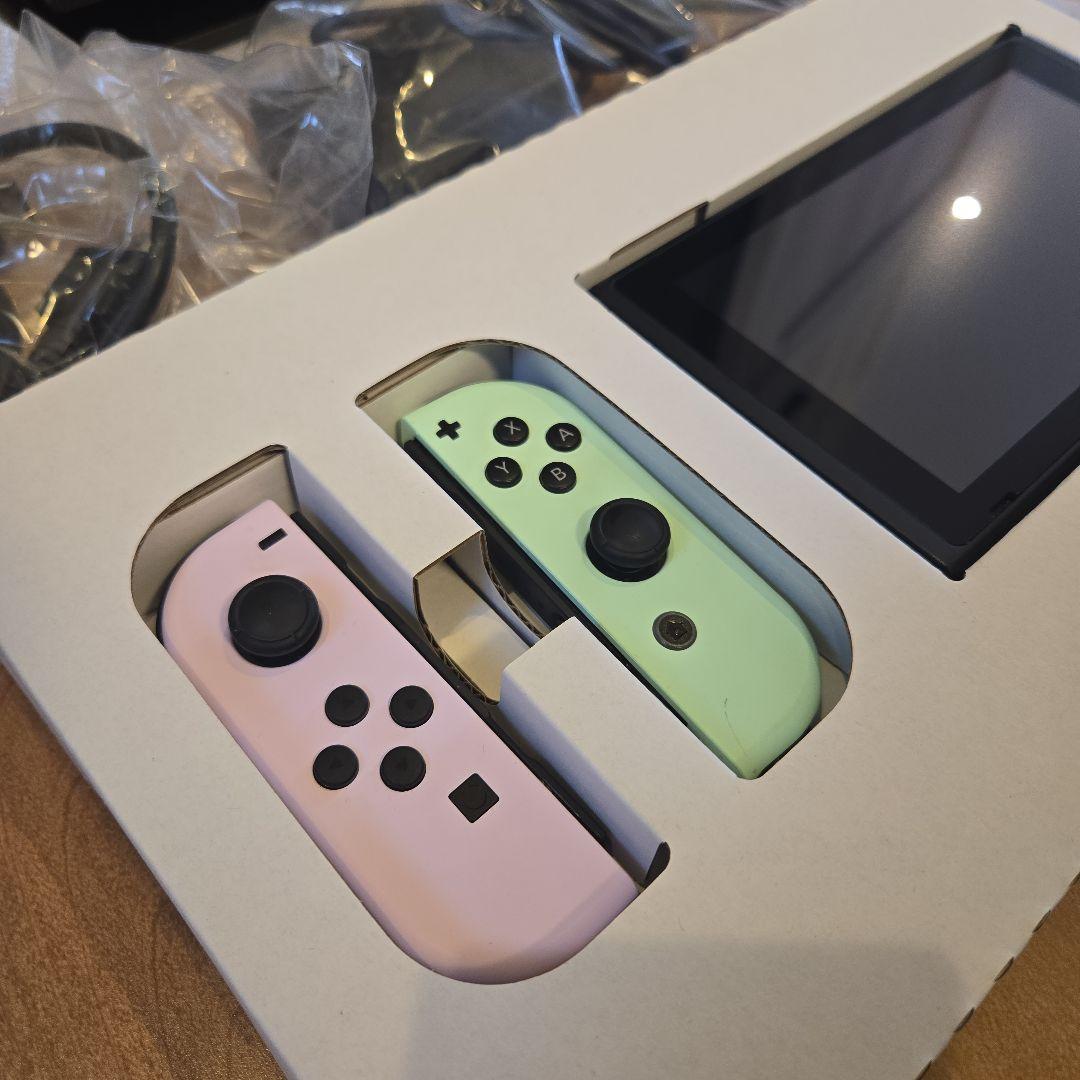 Nintendo Switch 本体 +Joy-Conパステルパープル・グリーン
