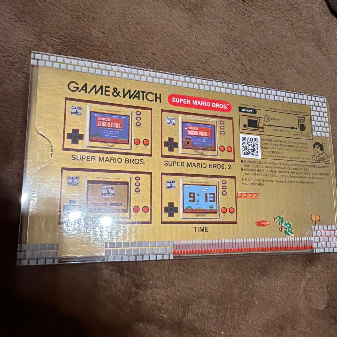 新品未開封　ゲーム&ウォッチ スーパーマリオBROS