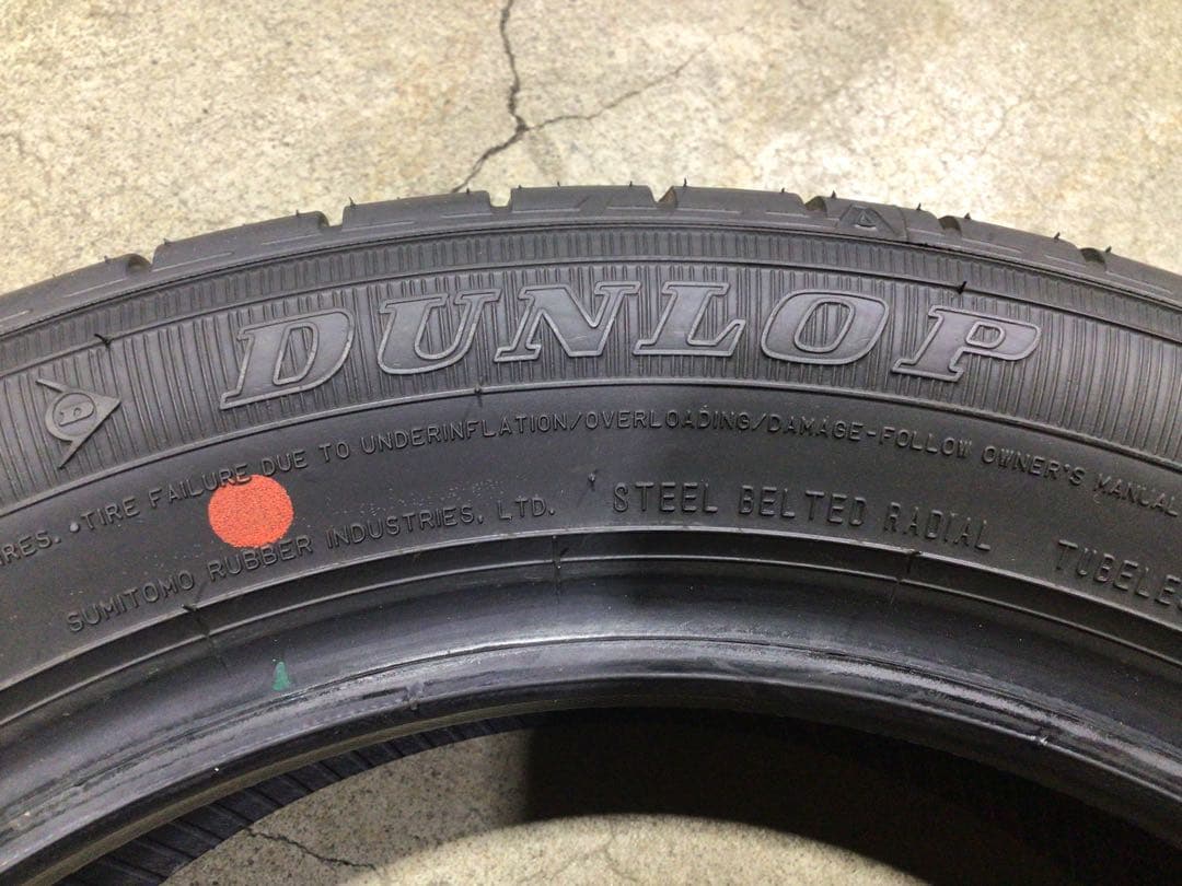新車はずし イボ 165/60R15 夏 ダンロップ EC300+ 送料込み