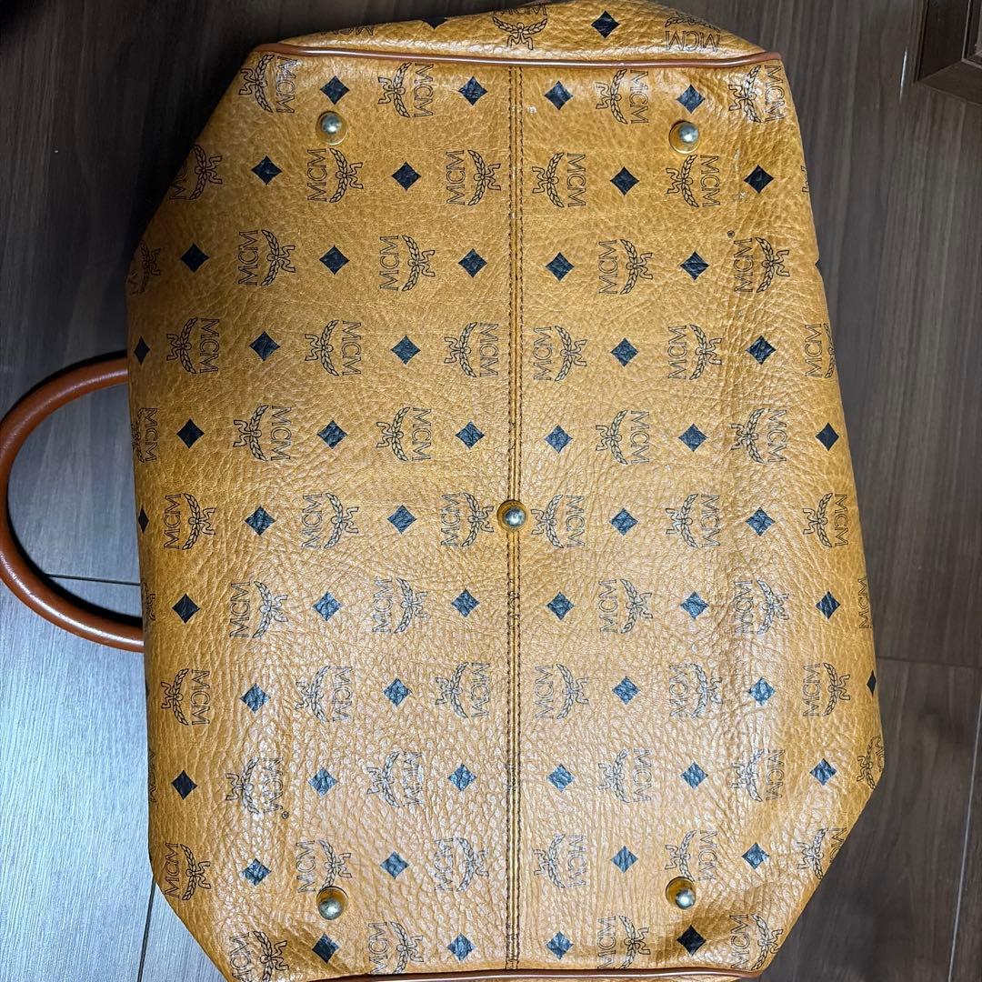 MCM ボストンバッグ 中型 ブラウン