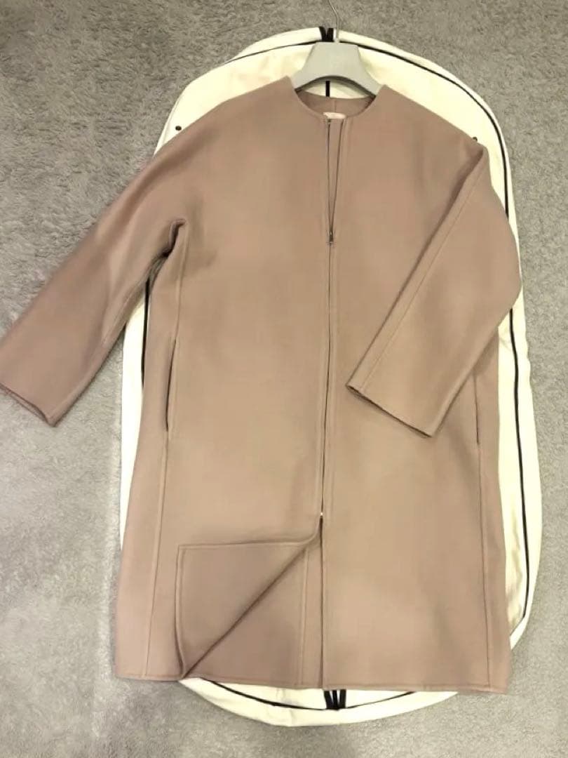 ★HERMES★カシミヤ100★ダブルフェイスコート