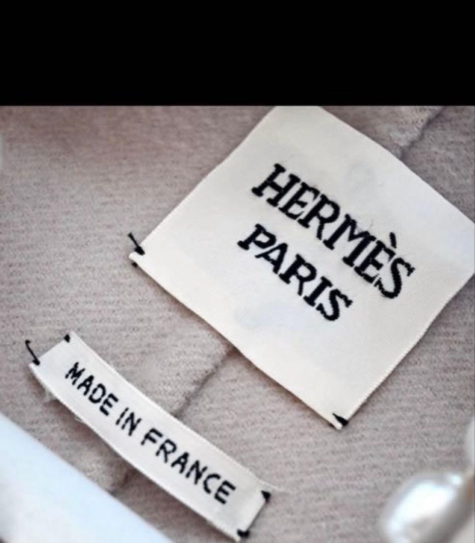 ★HERMES★カシミヤ100★ダブルフェイスコート