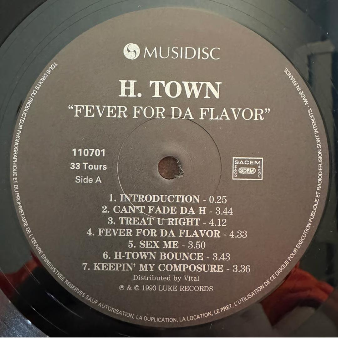 洋楽 H-Town / Fever For Da Flavor LP Original
