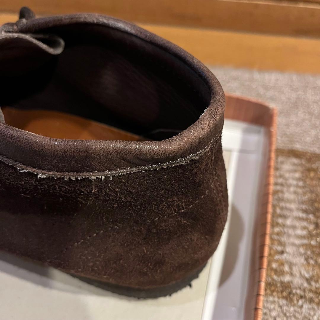 Clarks ワラビー ブラウン モカシン靴
