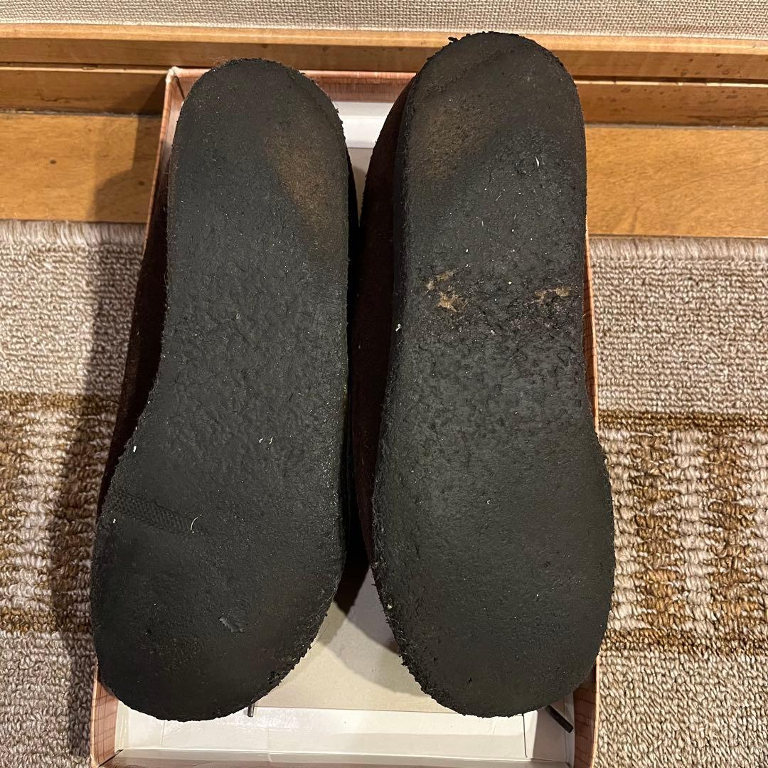 Clarks ワラビー ブラウン モカシン靴