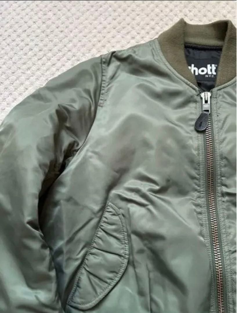 L*S様 MA-1 Schott JEANASIS別注 短丈 ウィメンズ ブルゾ