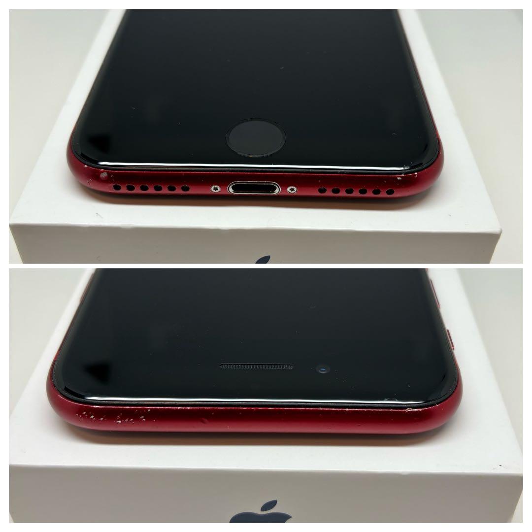 【超美品】iPhone SE3 128G レッドSIMフリー 新品バッテリー