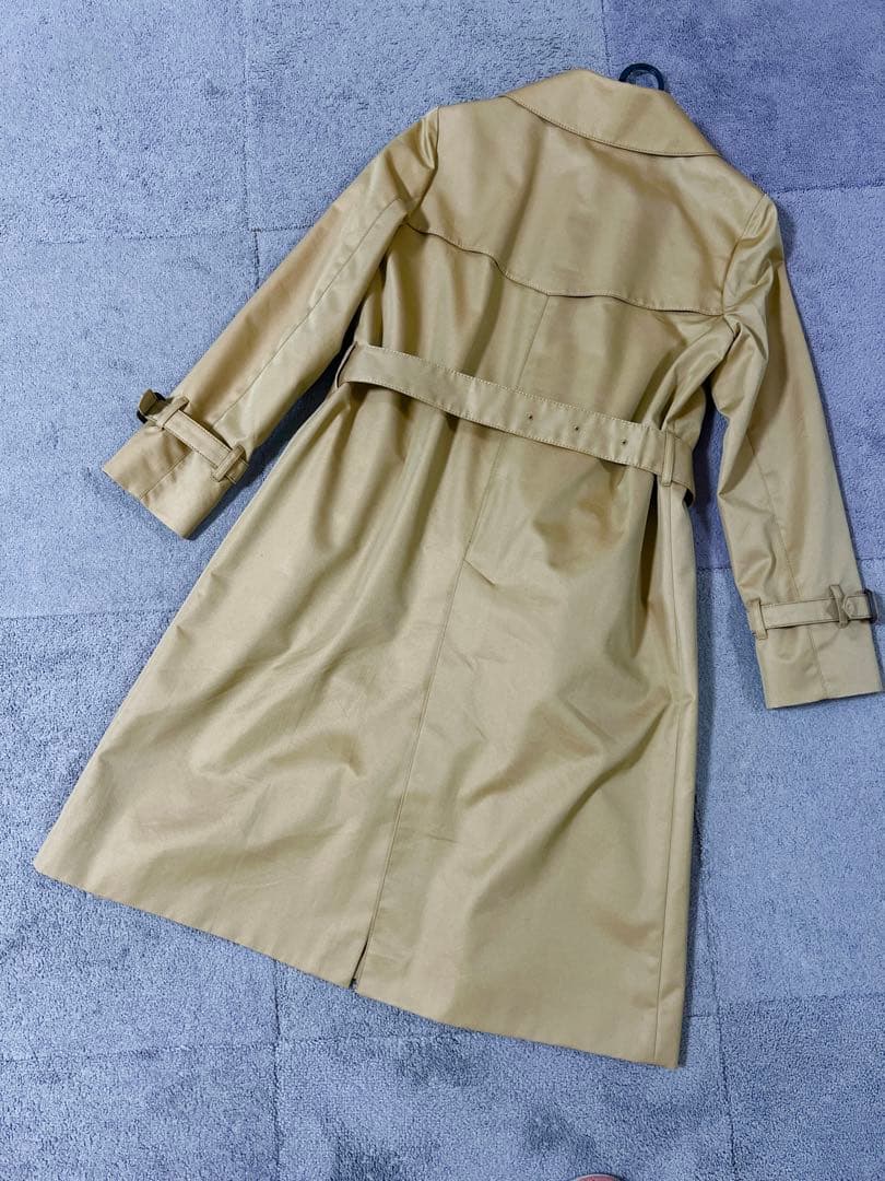 【23区】トレンチコート　ベルト　ライナー付　38