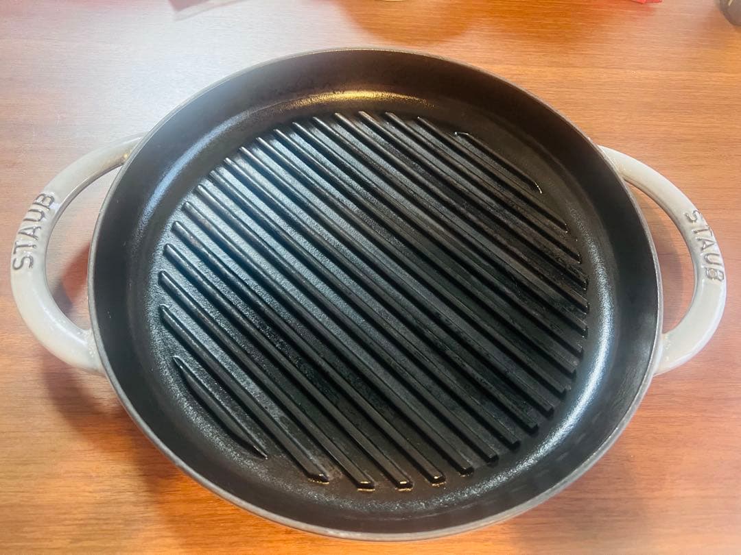 STAUB（ストウブ）グリルパン ガラス蓋付き