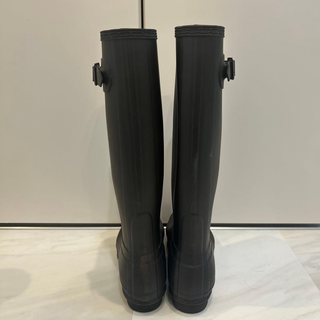 HUNTER ハンター ロングレインブーツ UK5 比較的美品 定番