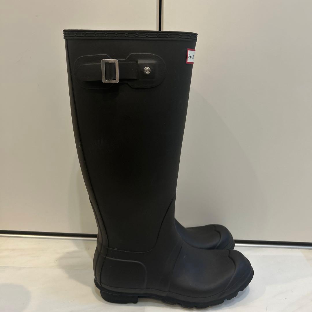 HUNTER ハンター ロングレインブーツ UK5 比較的美品 定番