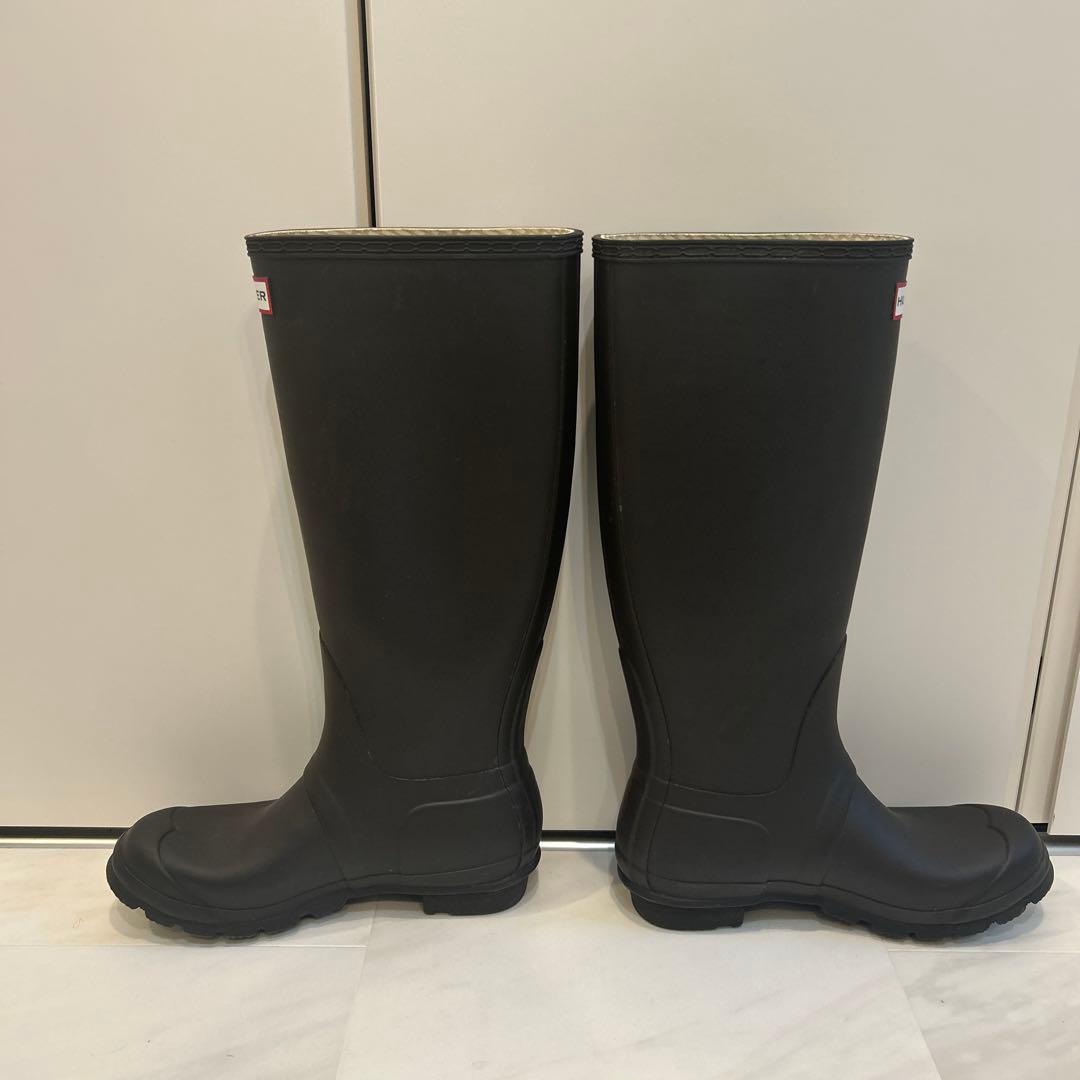 HUNTER ハンター ロングレインブーツ UK5 比較的美品 定番