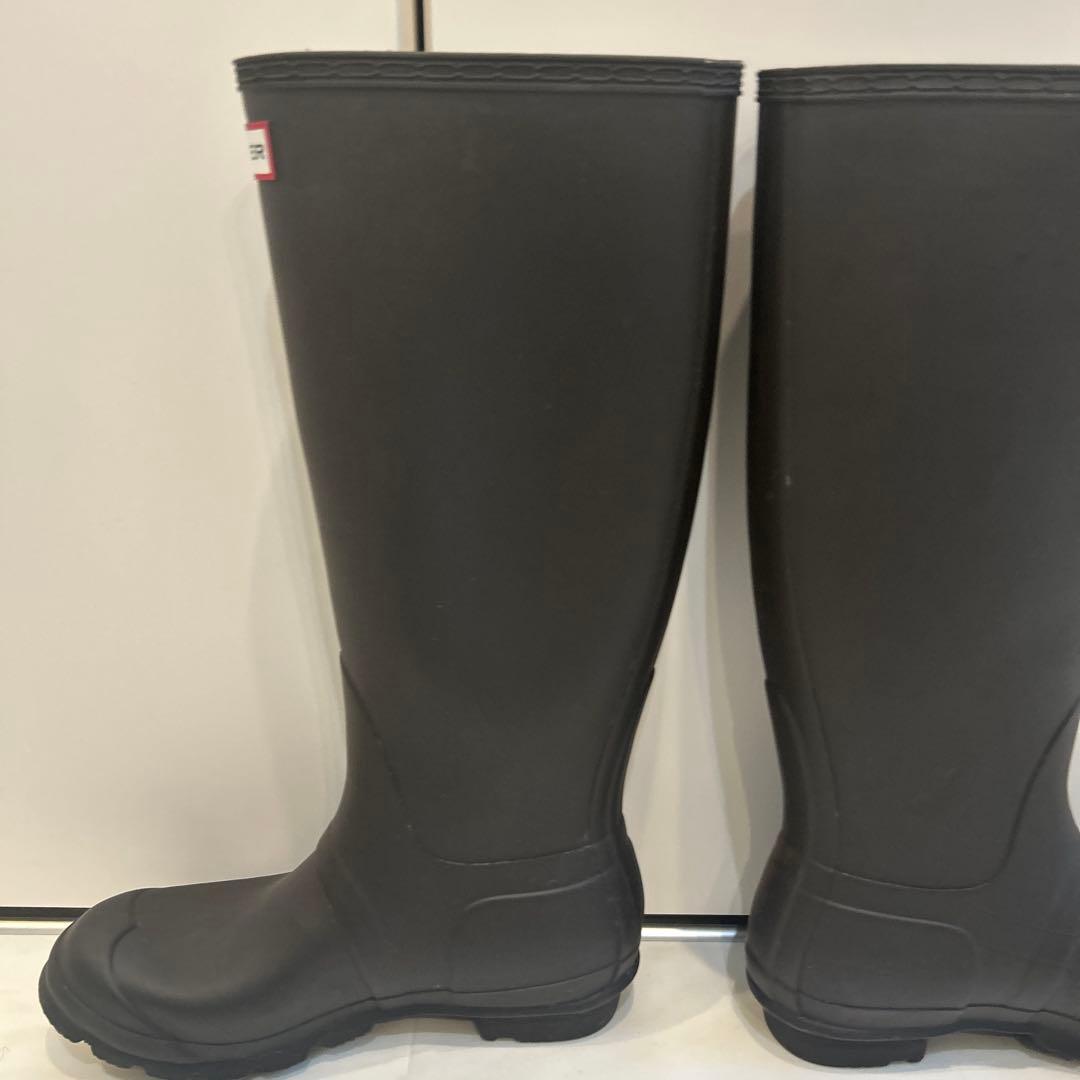 HUNTER ハンター ロングレインブーツ UK5 比較的美品 定番
