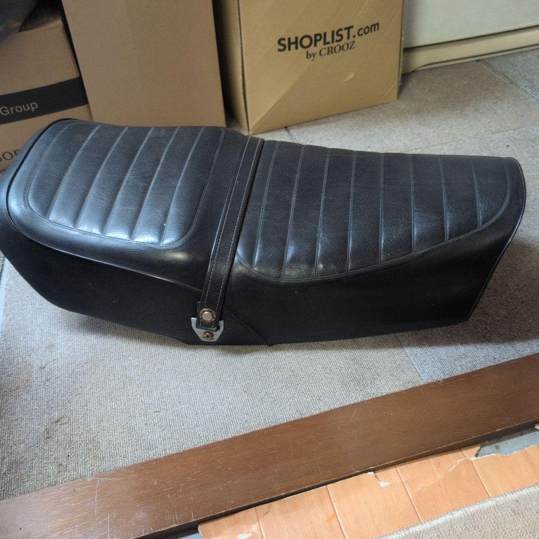 xj400 純正シート　xj400E D 金具　車検証入れ付き