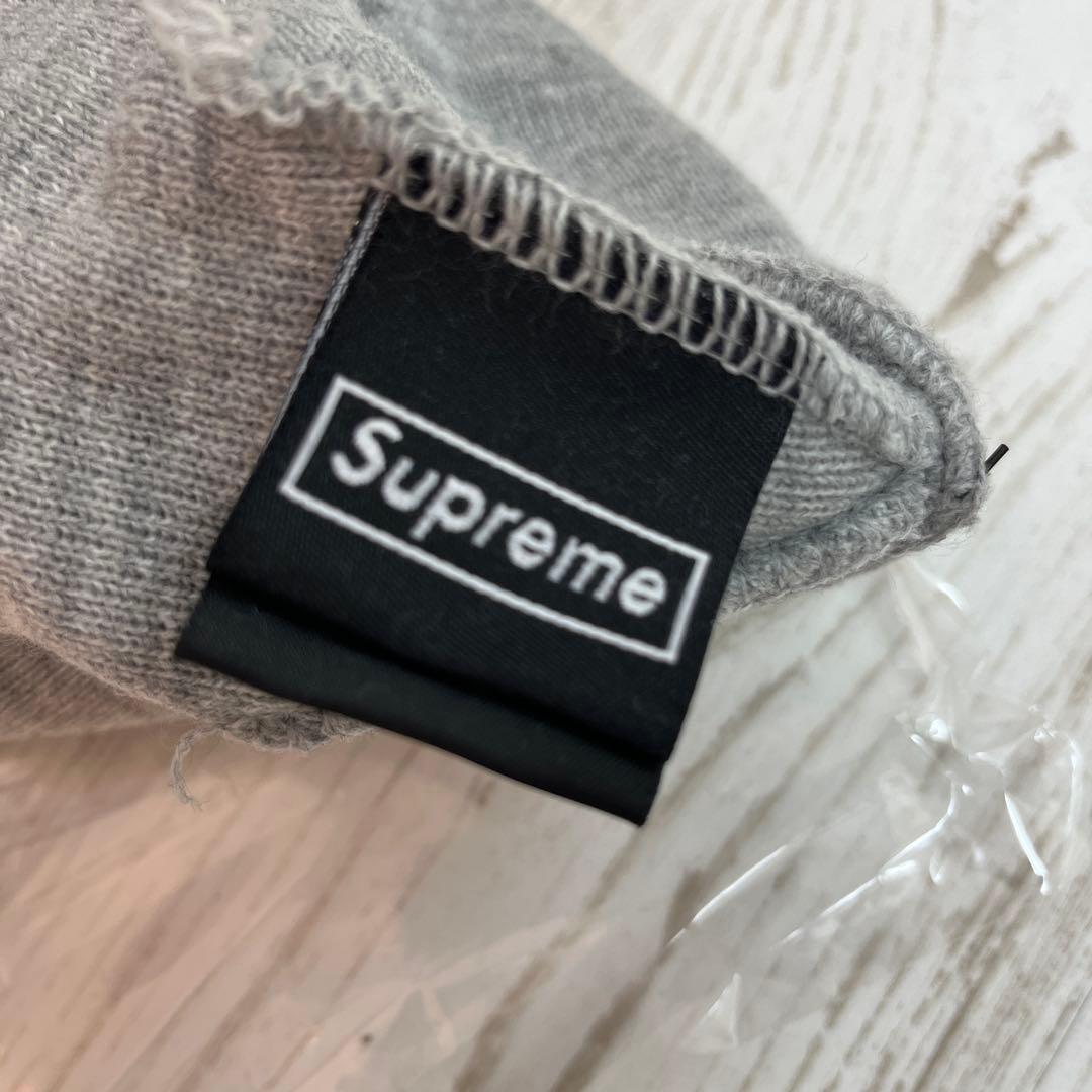 Supreme ニット帽 グレー　新品　シュプリーム
