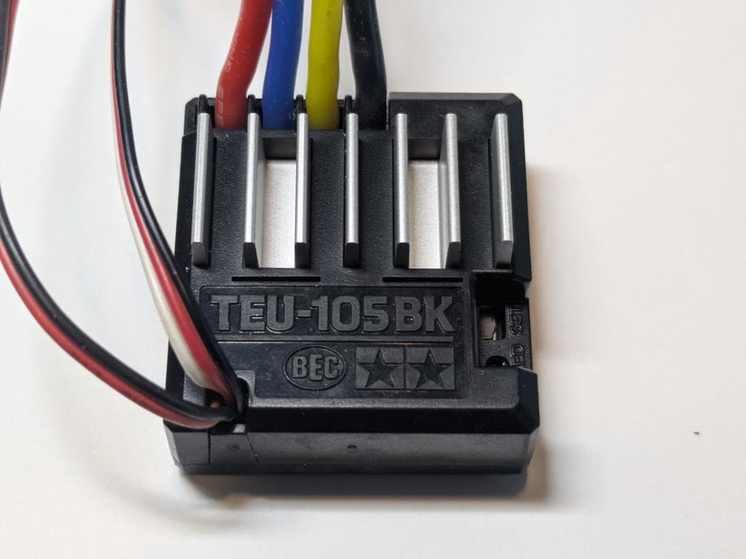 タミヤ 受信機TRU-08・ESC TEU-105BK・サーボTSU-03 3点