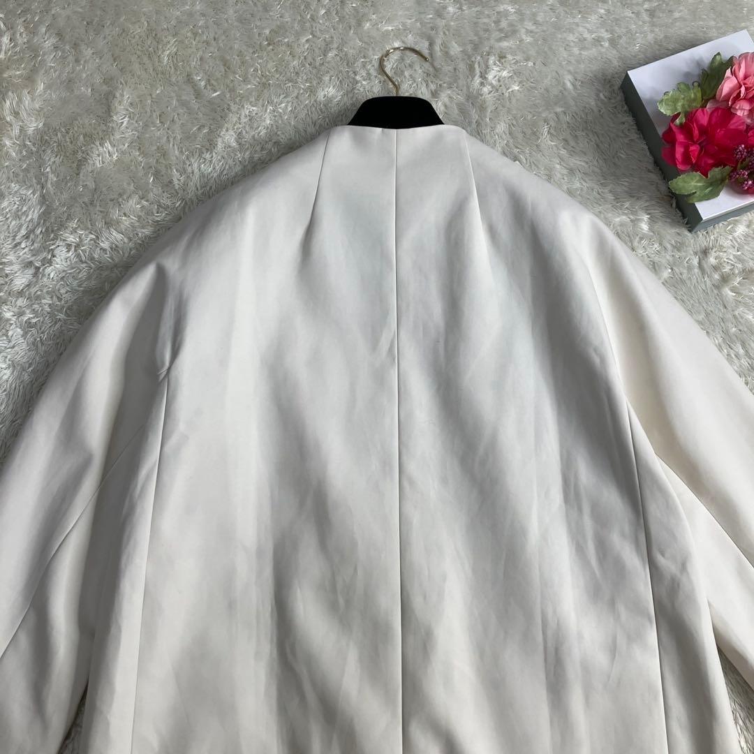 極美品✨ケイトスペード　ドロシー トレンチ コート　ノーカラー　リボン　M