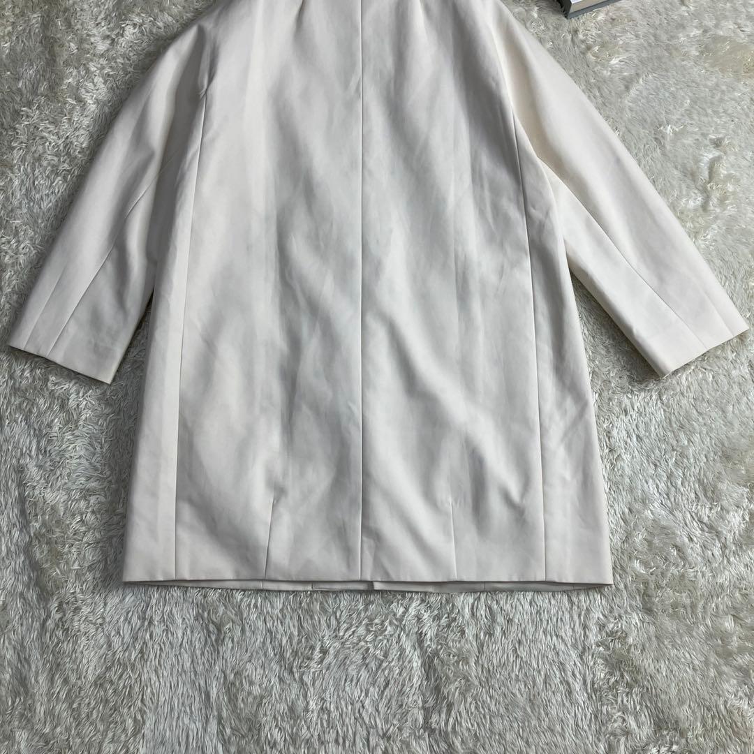 極美品✨ケイトスペード　ドロシー トレンチ コート　ノーカラー　リボン　M