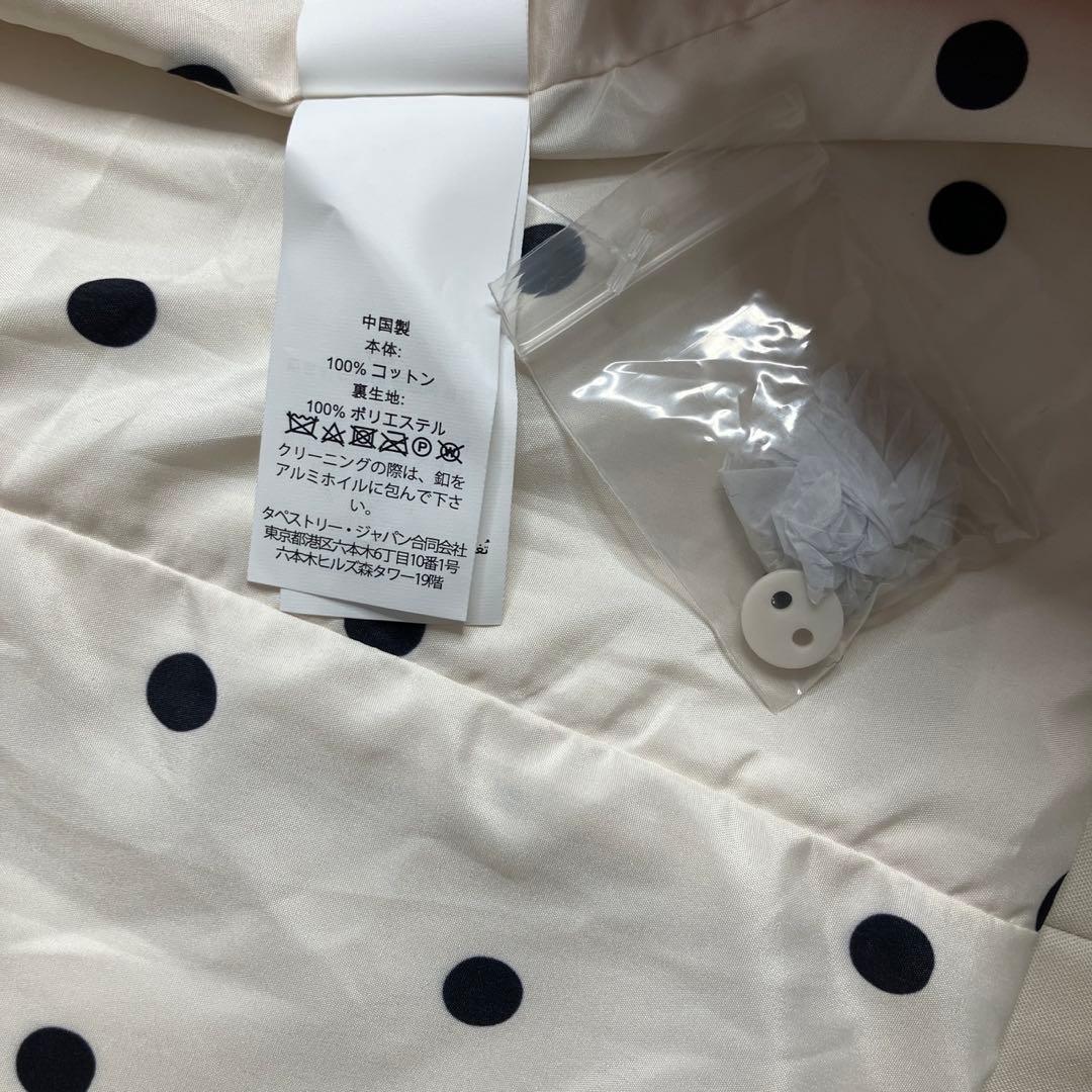 極美品✨ケイトスペード　ドロシー トレンチ コート　ノーカラー　リボン　M