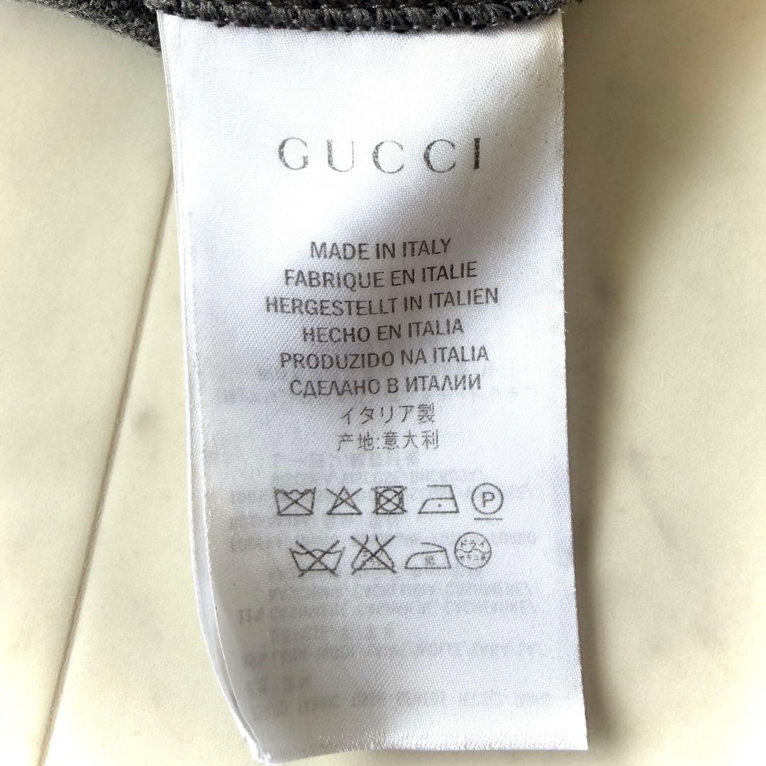 極美品 グッチ GUCCI カシミヤ入り ヘリンボーン ノースリーブワンピース