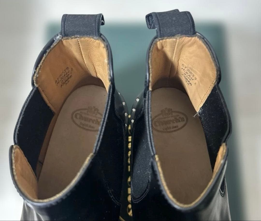 美品 church's チャーチ NIRAH2 サイドゴア ブーツ