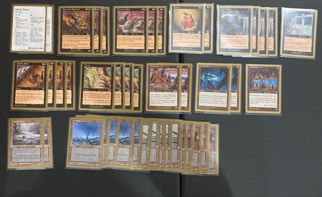 MTG 金枠 worlds championship1999デッキ まとめ売り