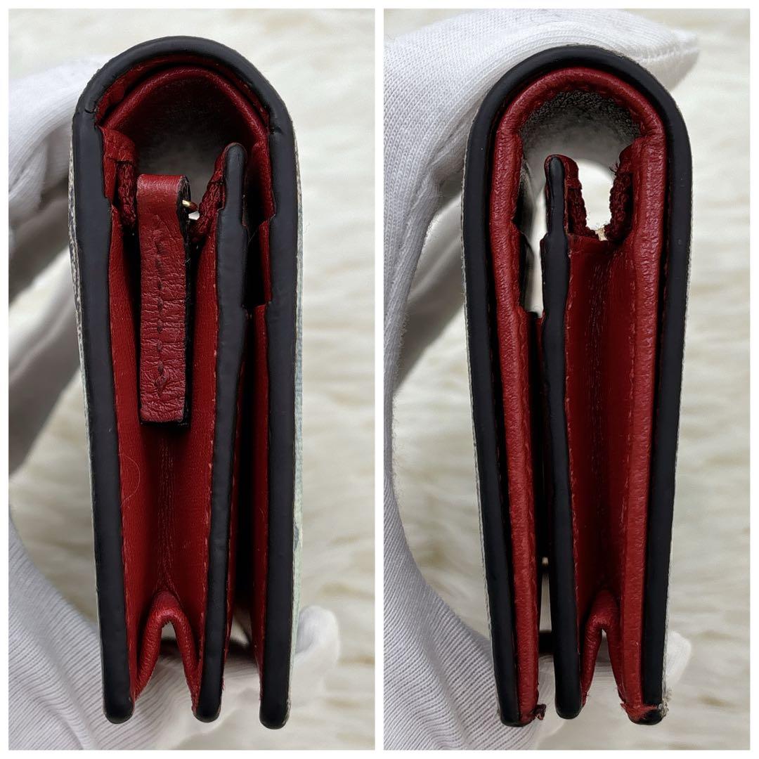 美品✨グッチ 二つ折り財布 ブルームス スプリーム ライトブルー
