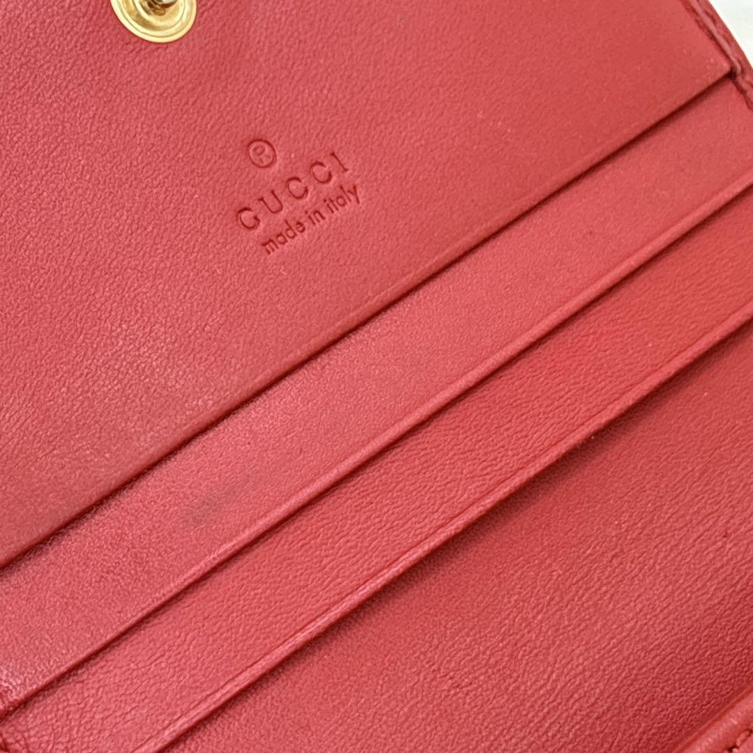 美品✨グッチ 二つ折り財布 ブルームス スプリーム ライトブルー