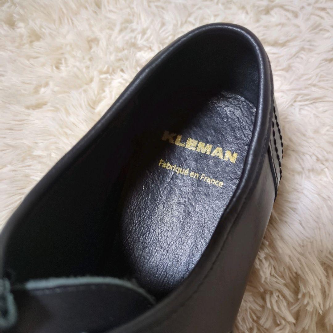 極美品！KLEMAN　PADROR　ブラック　26.5cm　チロリアンシューズ