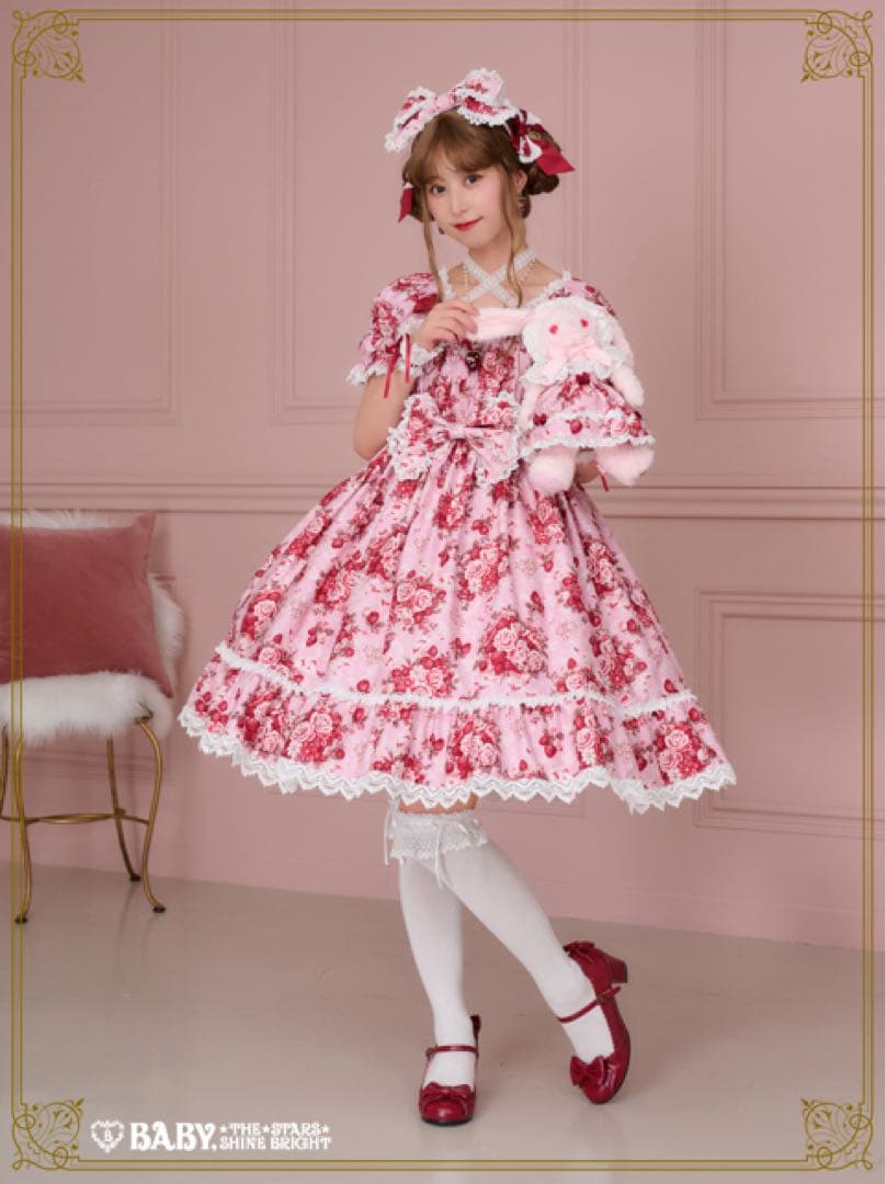 新品未使用タグ付 ベイビーザスターズシャインブライト シュガーブーケ ワンピース