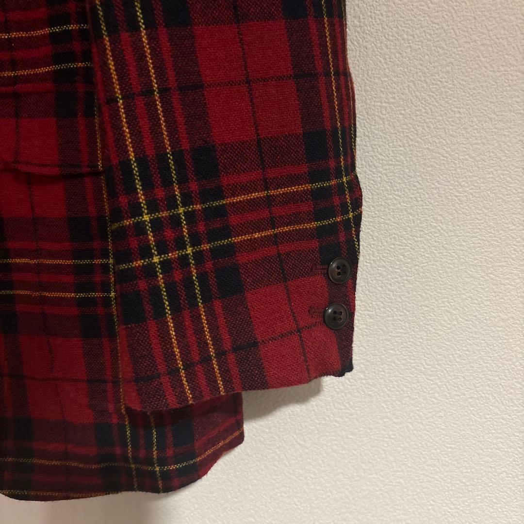 CLASSIC VAN JACKET フランネル テーラードジャケット赤チェック