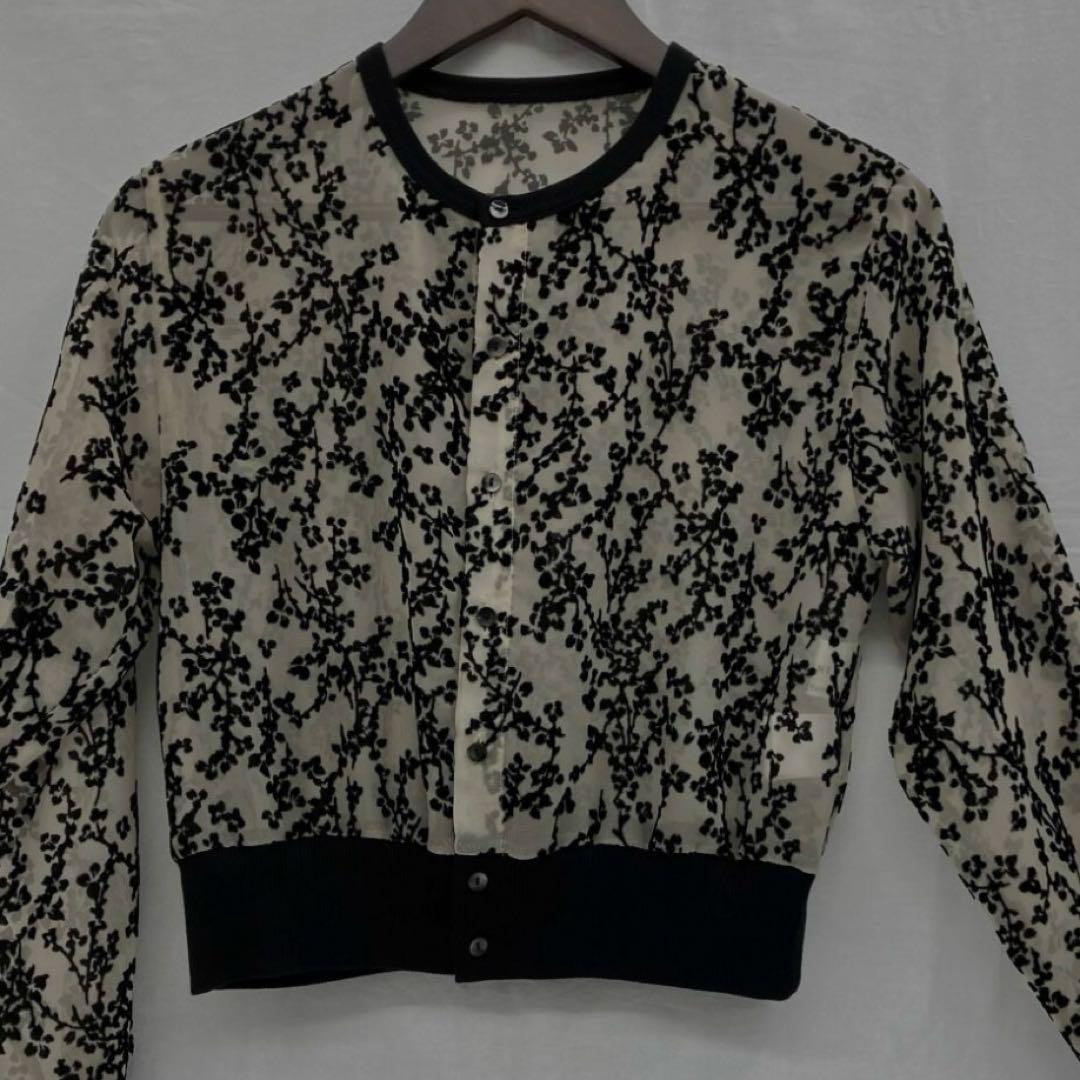 トップス CLANE FLORIST OPAL CARDIGAN