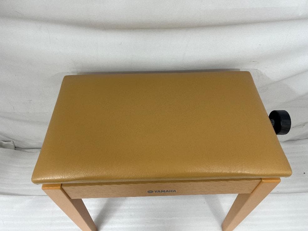 ※81397※ピアノ椅子　YAMAHA（ライトチェリー）★送料無料