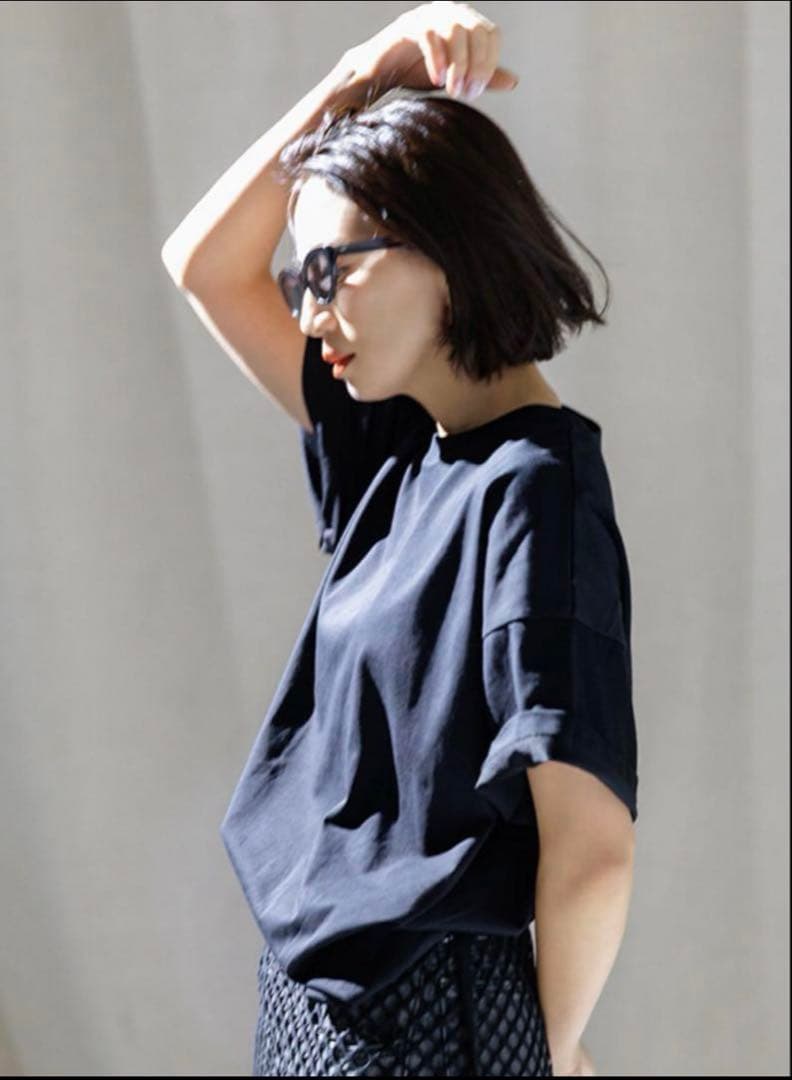 新品【FORME フォルム】UV CUT TEE ネイビー 東原亜希 Tシャツ