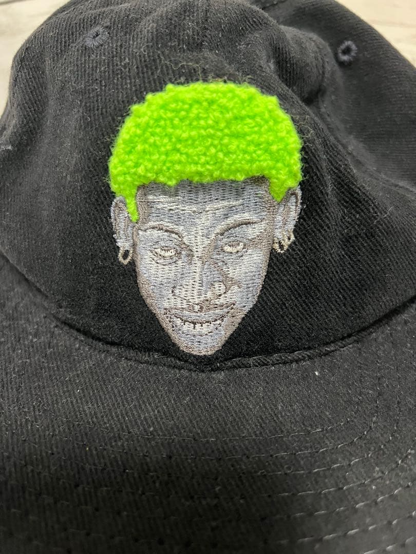90s USA製 NIKE デニスロッドマン 刺繍 キャップ 珍品　古着　レア
