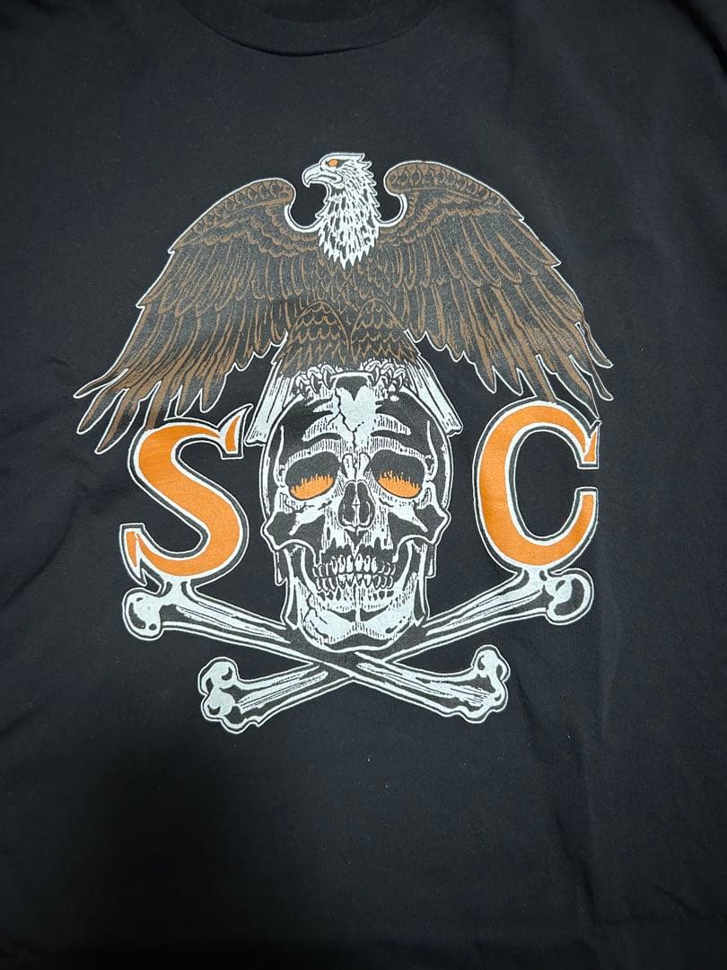 キムタクsubculture EAGLE SKULL Tシャツ2黒イーグルスカル