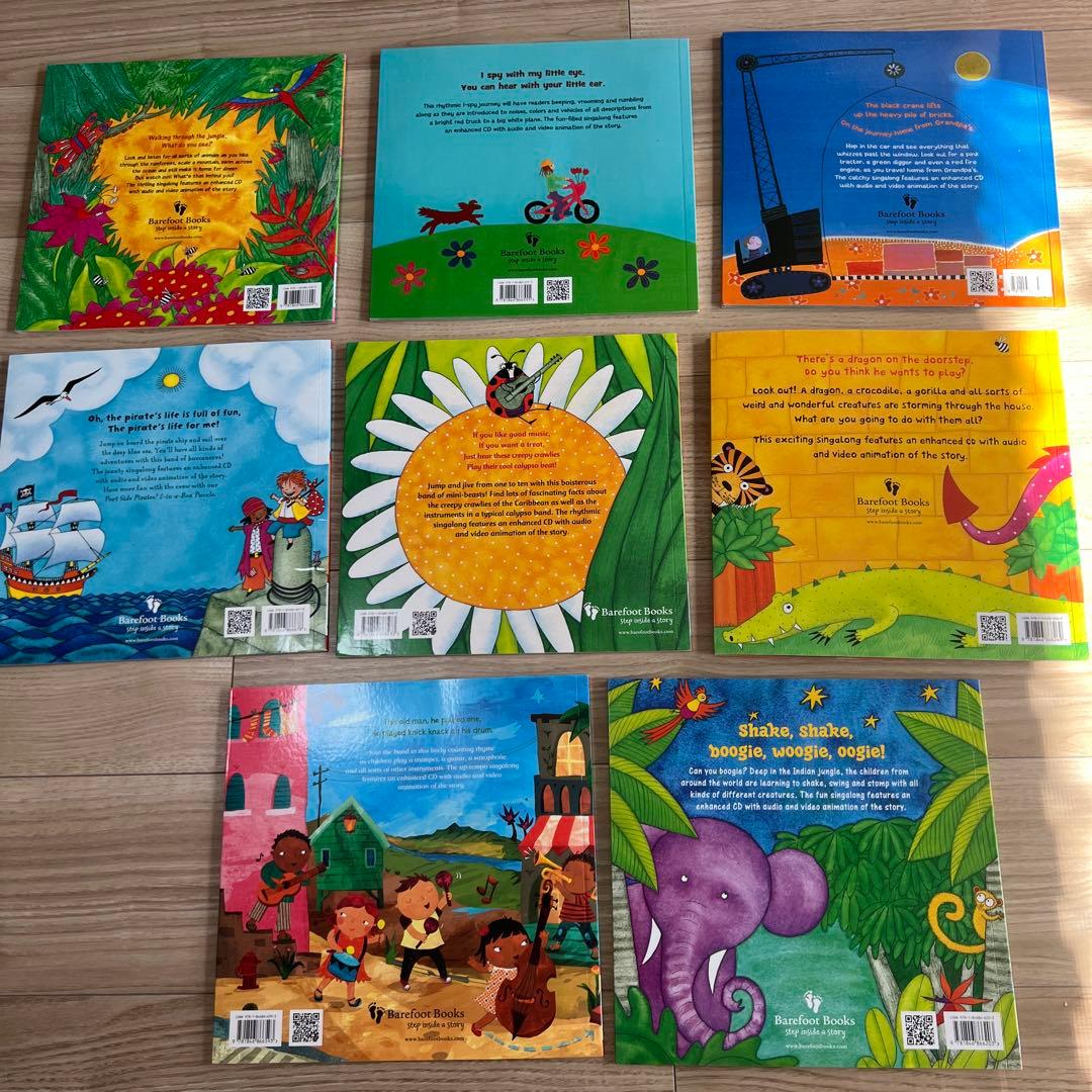 子供向け英語絵本セット 8冊 CD8枚付き